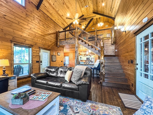 Smart TV, fireplace, video games, table football