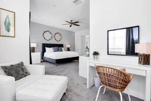 5 bedrooms, iron/ironing board, WiFi, bed sheets