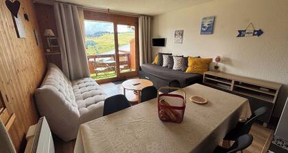 Appartement Les Saisies Centre-balcon Sud-rdjard 5pers-34m2