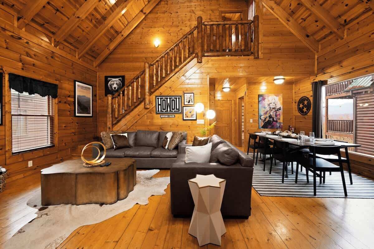 Smart TV, fireplace, video games, DVD player