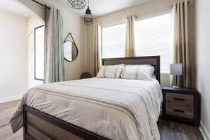 4 bedrooms, iron/ironing board, travel crib, free WiFi
