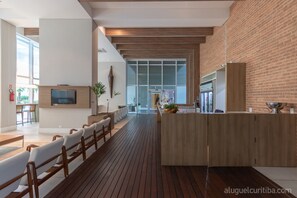 Interior - ❤️⭐ Luxurious Batel Apt Opposite the Shop. Curitiba - Swimming pool, sauna and gym ✅ (Curitiba)