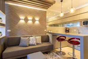 Interior - ❤️⭐ Luxurious Batel Apt Opposite the Shop. Curitiba - Swimming pool, sauna and gym ✅ (Curitiba)