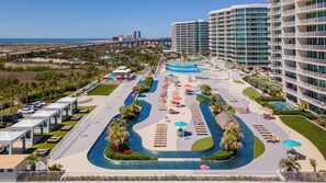 Indoor pool, a heated pool - Luxury Resort Spectacular Views of Cascading Pools and Bay; New Lazy River! Boat Slip! (Orange Beach)