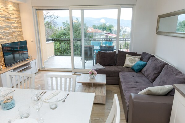 TV - Villa Donata with Private Pool (Pridraga)