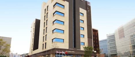 Voorkant van accommodatie