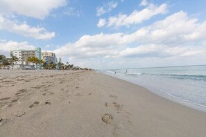 On the beach