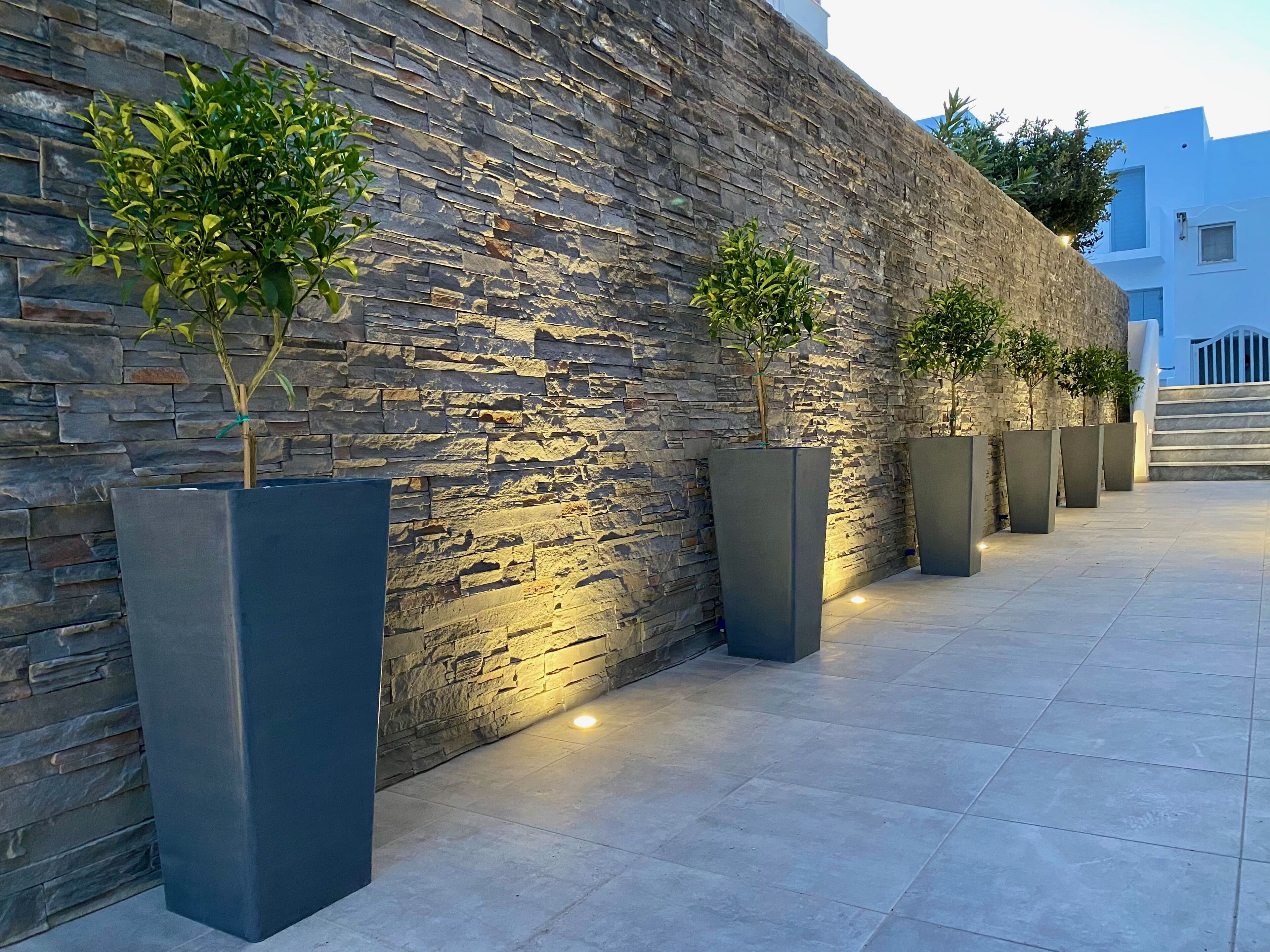 Façana frontal de l'allotjament