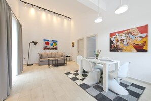 Superior Suite, Private Pool (Aura) | Living area | Flat-screen TV - Votsalo Suites (Thasos)