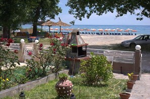 En la playa 