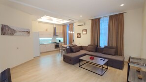 奢華公寓, 1 間臥室, 非吸煙房 | 高級寢具、羽絨被、熨斗/熨衣板、免費無線上網