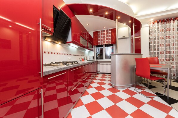 One bedroom. 20 V.Vasylkivska. St. Near Arena City - 2048 | Private kitchen