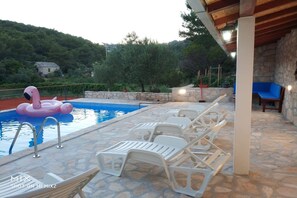 Seasonal outdoor pool