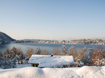 Neige, L'Hiver, Ciel, Gelé, Arbre, La Glace, L'Eau, Nuage, Lac, Gel