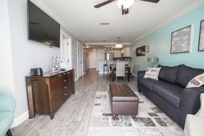 Télévision LED de 55 pouces avec chaînes par câble, télévision