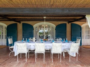 Área para banquetes al aire libre