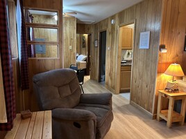 Cottage #1 The Fisherman, 2 Bedroom | Living area | 32-inch Smart TV with digital channels, Netflix, Hulu