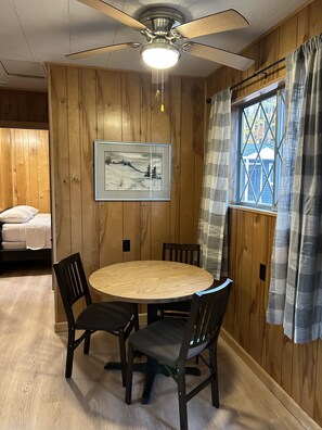 Cottage #3 Snow Day, 2 Bedroom | In-room dining - Hidden Haven Cottages (Lake City)
