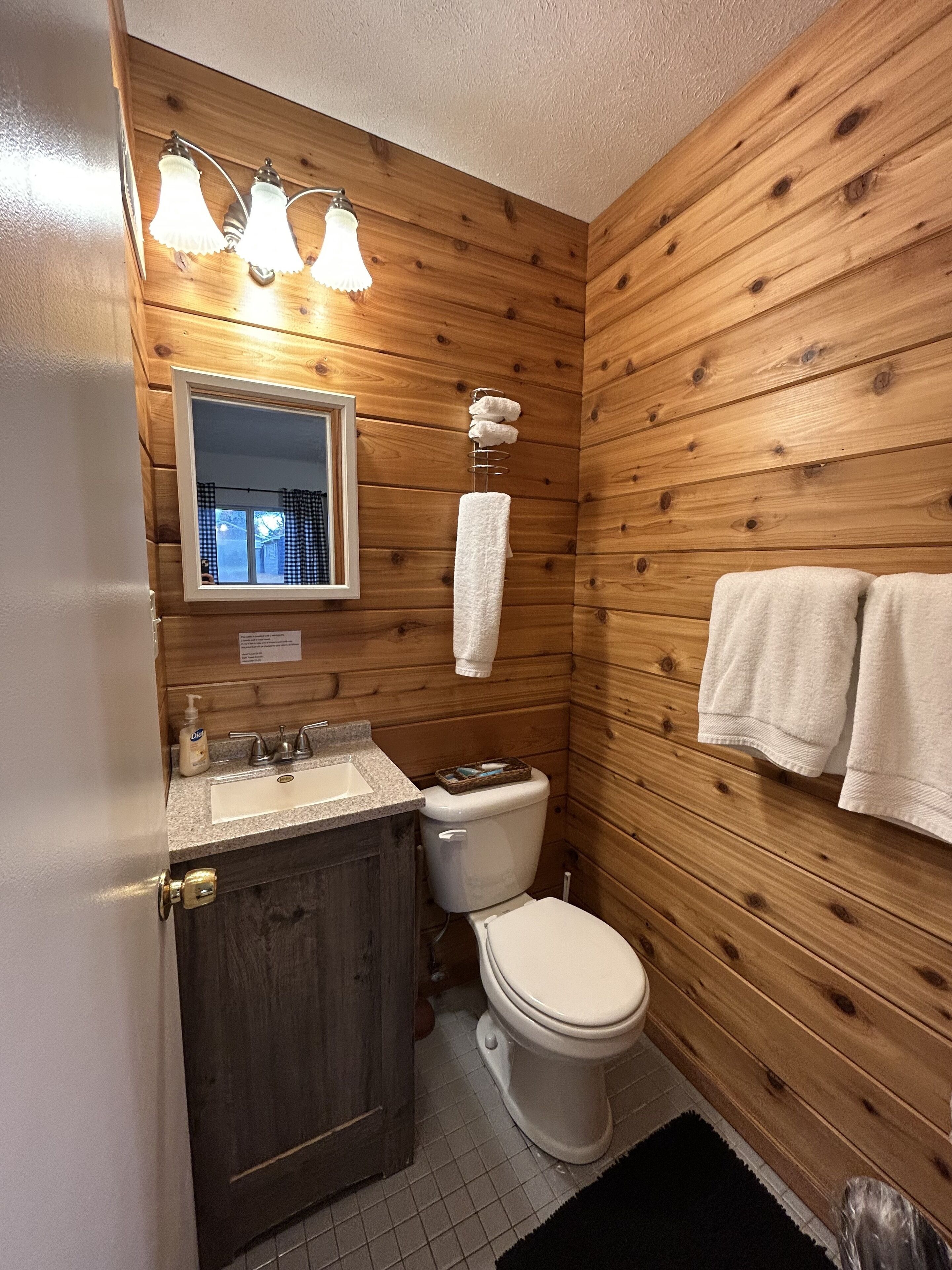 cottage #8 michigan summer, 1 bedroom | bathroom | free toiletries, towels, soap, shampoo