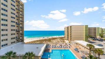 Lejlighed - 1 soveværelse - havudsigt - ved stranden | Udsigt fra værelset