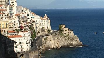 Overlooking the sea, this charming town offers stunning views of the coastline.