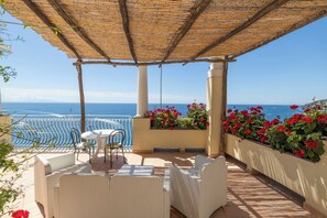 Apartment, Balcony, Sea View (accessible by 250 steps) | Terrace/patio
