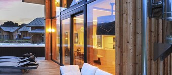 高級小木屋附按摩浴缸