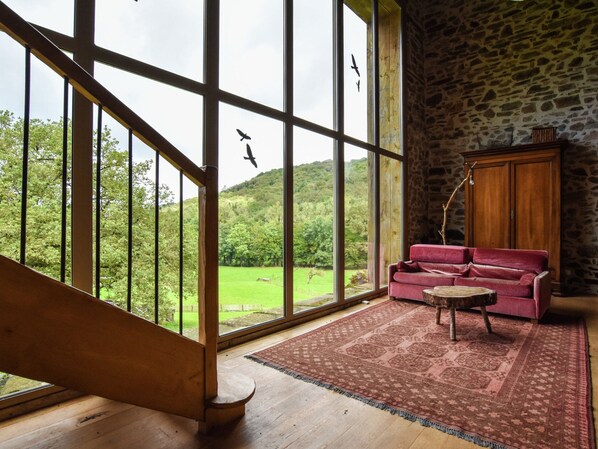 View from property - Farmhouse in Pyrenees With Pool (Terrou)