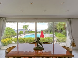 Dining - Mediterranean Villa With Panoramic Views of Nice and the Mediterranean Sea (Nice)