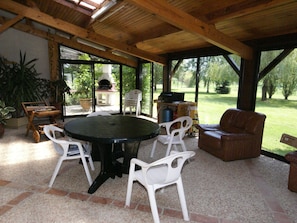 Balcony - Spacious Holiday Home in Lannepax With Terrace (Lannepax)