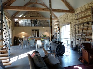 House | Living room - Luxurious Farmhouse in Braize (Braize)