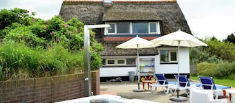 Thatched House on Ameland with Hot Tub & Large Garden
