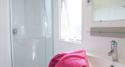 Well-kept Mobilehome With Combi-microwave, Beach at 5 km
