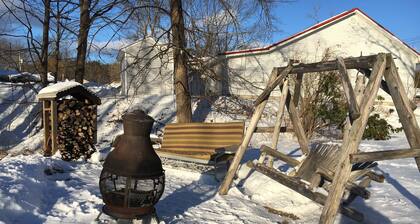 Waterfall Gorge-ous Home w 200+ feet of river frontage -10 mi to Lake George