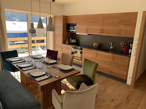 Apartment | Private kitchen | Fridge, microwave, oven, dishwasher