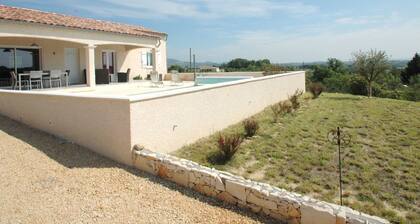 Serene Holiday Home in Les Mages With Balcony