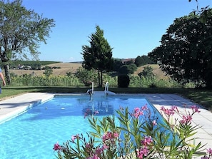 Outdoor pool - Wonderful, Cosy Holiday Home With Private Swimming Pool in a Quiet Area (Monfort)