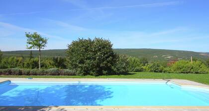 Spacious Family Villa With Pool and Views Over the Rolling Countryside