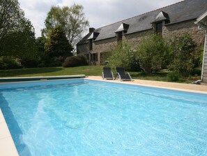 Exterior - Beautiful Holiday Home in Baye With Private Swimming Pool (Baye)