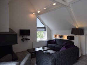 Ferienhaus | Wohnzimmer | Kamin, DVD-Player