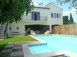 Pool - Holiday Home Talairan With Pool and BBQ (Talairan)
