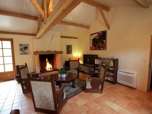 Fireplace, DVD player - Charming Holiday Home in Fumel France With Private Pool (Fumel)