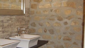 Cottage | Bathroom | Shower - Former Coach House in a Castle With Park Garden, Large Swimming Pool in Ardeche (Saint-Prix)