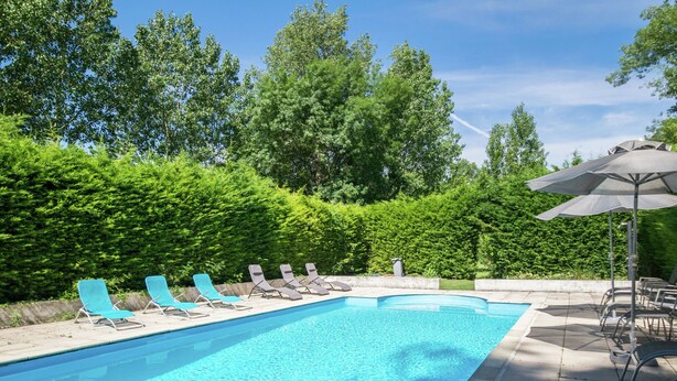 Outdoor pool - Graceful Mill in Champagnac With Swimming Pool (Champagnac)