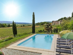 Outdoor pool - Charming Holiday Home in Vaison-la-romaine With Private Pool (Vinsobres)