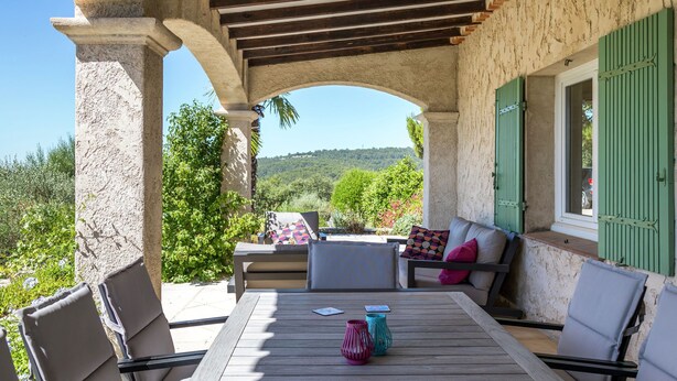 Balcony - Quaint Villa in Pignans With Swimming Pool (Pignans)