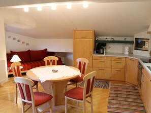 Apartment | Private kitchen - Modern Apartment in Salzburg With Garden (Filzmoos)
