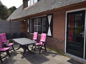 Balcony - Charming Holiday Home in Vlieland Frisian Near Forest (Vlieland)