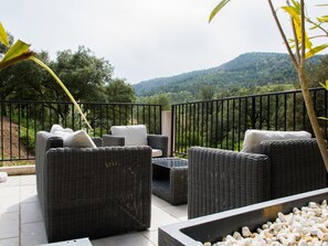 Ferienhaus | Balkon
