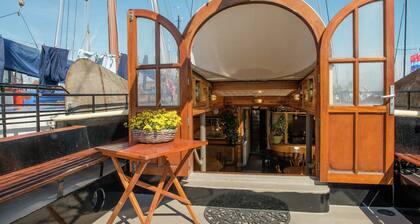 Boat in Leiden Near City Center & Museums